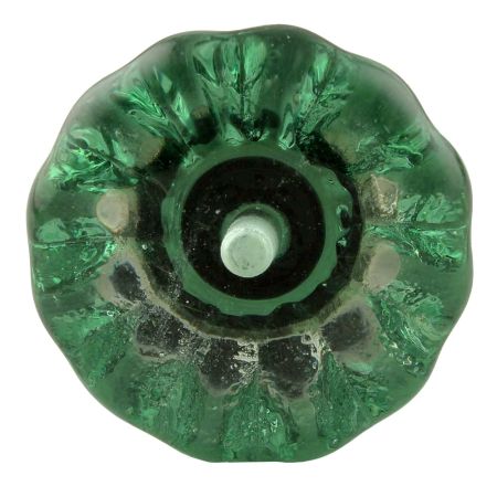 Mint Paneled Sides Glass Wine Stopper
